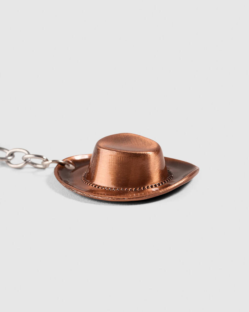 Miscellaneous Metal Cowboy Hat Keyring for Mens