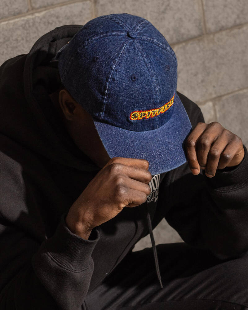 Spitfire Flames Script Strapback Cap for Mens