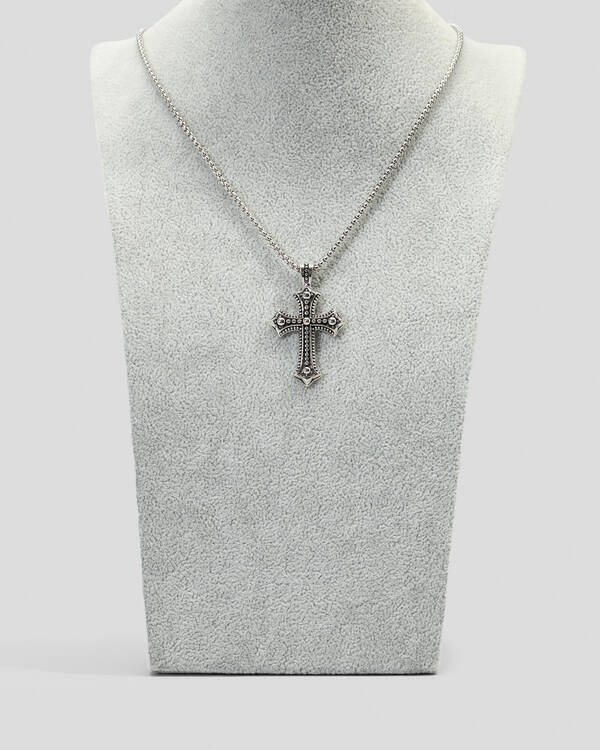 REPUBLIK Gothic Cross Necklace for Mens