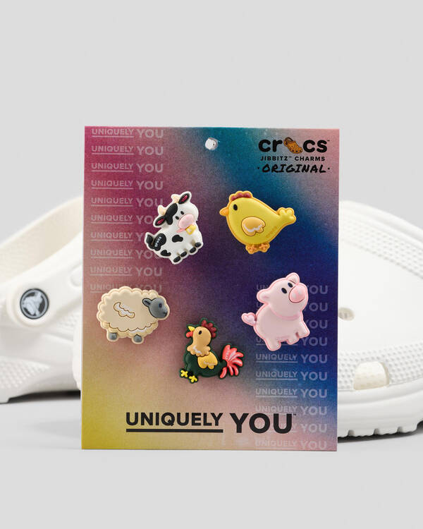 Crocs Farm Friend Animal Jibbitz 5 Pack for Unisex