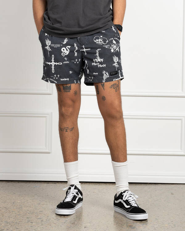 Kiss Chacey Ratley Beach Shorts for Mens