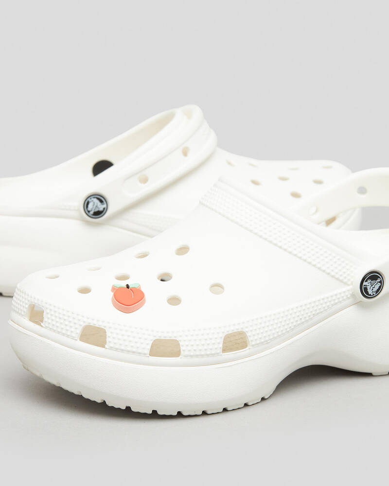 Crocs Peach Jibbitz for Unisex