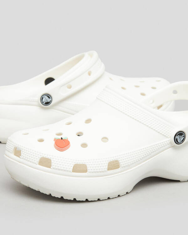 Crocs Peach Jibbitz for Unisex