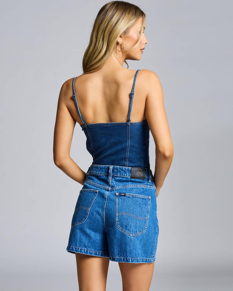 Lee High Relaxed Shorts for Womens