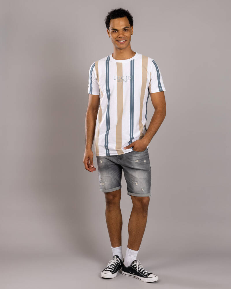 Lucid Vienna Denim Walk Shorts for Mens