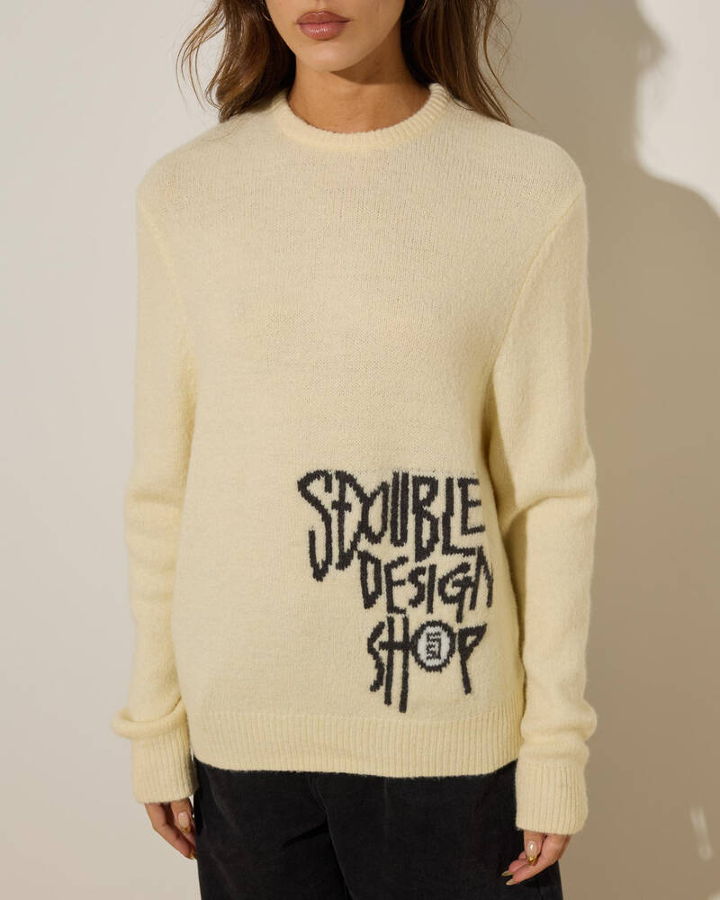 S-Double Placement Knit Jumper for Womens