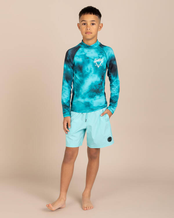 Skylark Boys' Frequency Long Sleeve Rash Vest for Mens