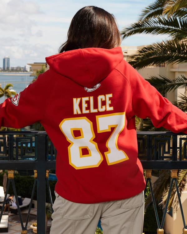 Majestic Kelce Player N&N Chiefs Hoodie for Unisex