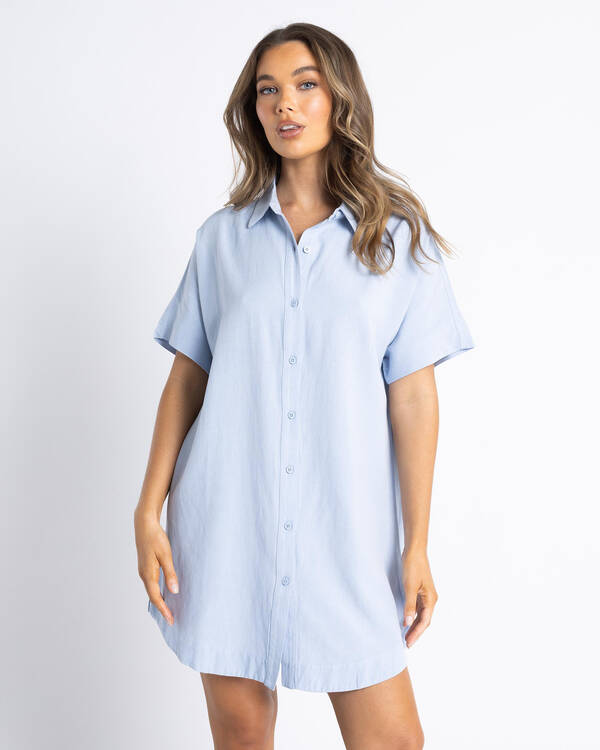 Rhythm Classic Shirt Dress for Womens