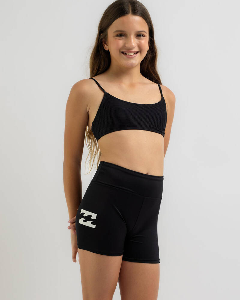 Billabong Girls' Heat Wave Surf Short Bikini Bottom for Womens