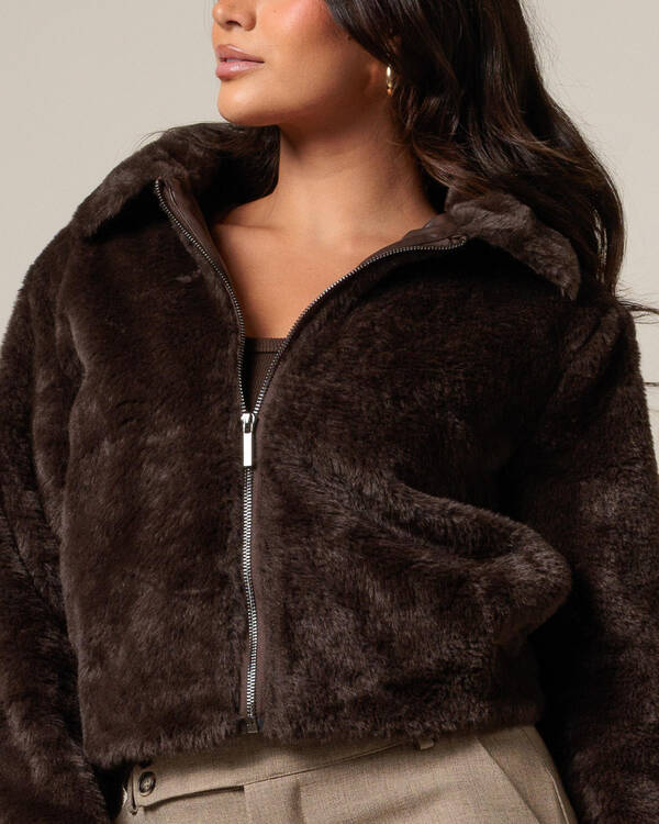 Ava And Ever Tilly Faux Fur Jacket for Womens