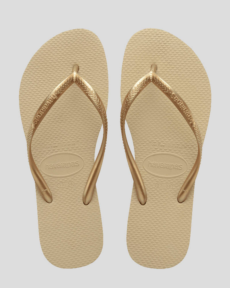 Havaianas Kids' Slim Metallic Thongs for Womens