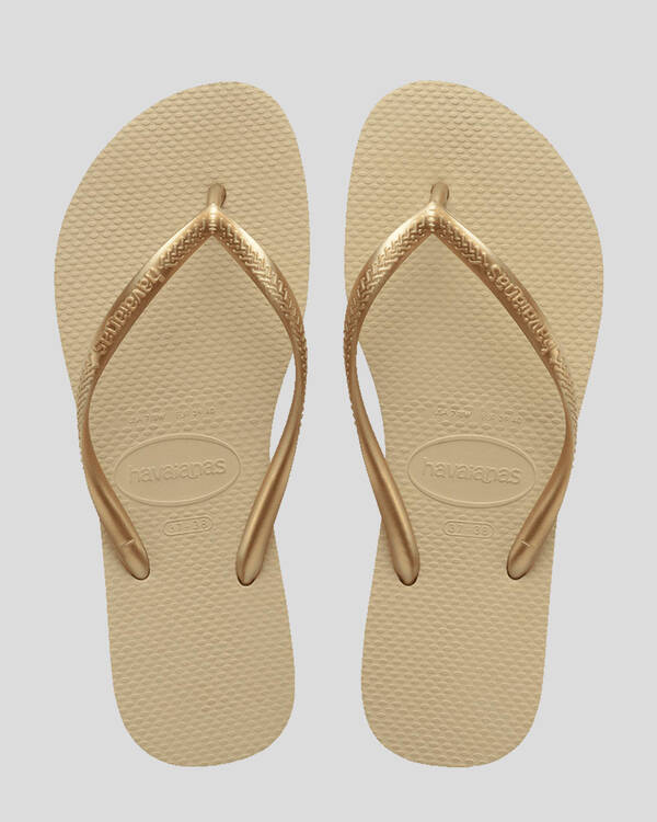 Havaianas Kids' Slim Metallic Thongs for Womens