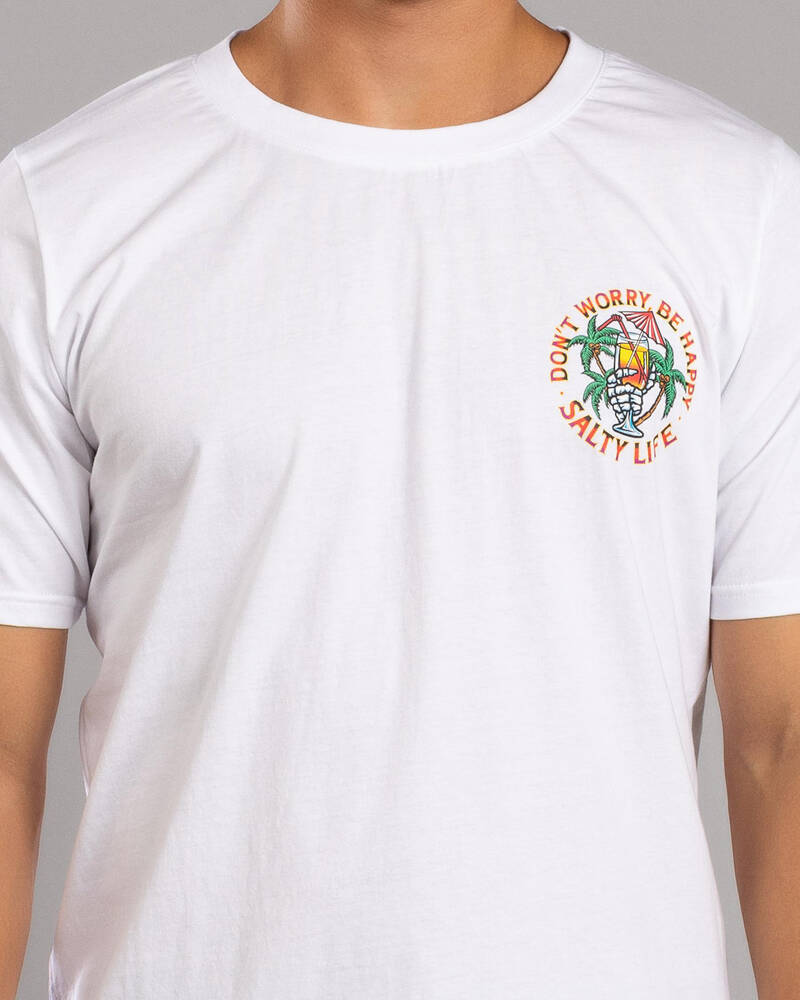 Salty Life Don't Worry T-Shirt for Mens