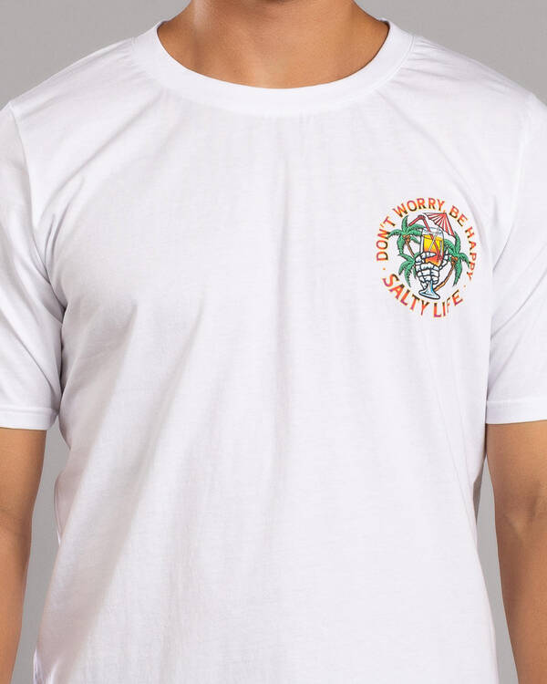 Salty Life Don't Worry T-Shirt for Mens