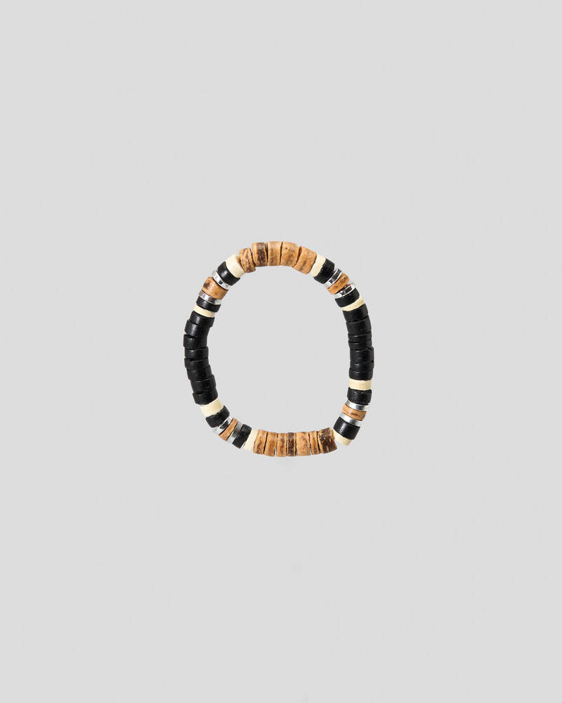 Classics 77 Wooden Necklace Bracelet Combo for Mens