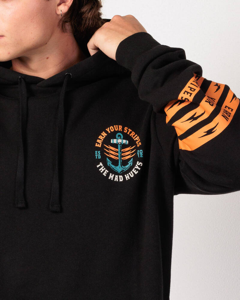 The Mad Hueys Earn Stripes Hoodie for Mens