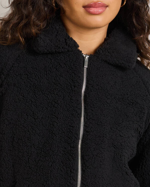 Mooloola Aria Polar Fleece Bomber Jacket for Womens