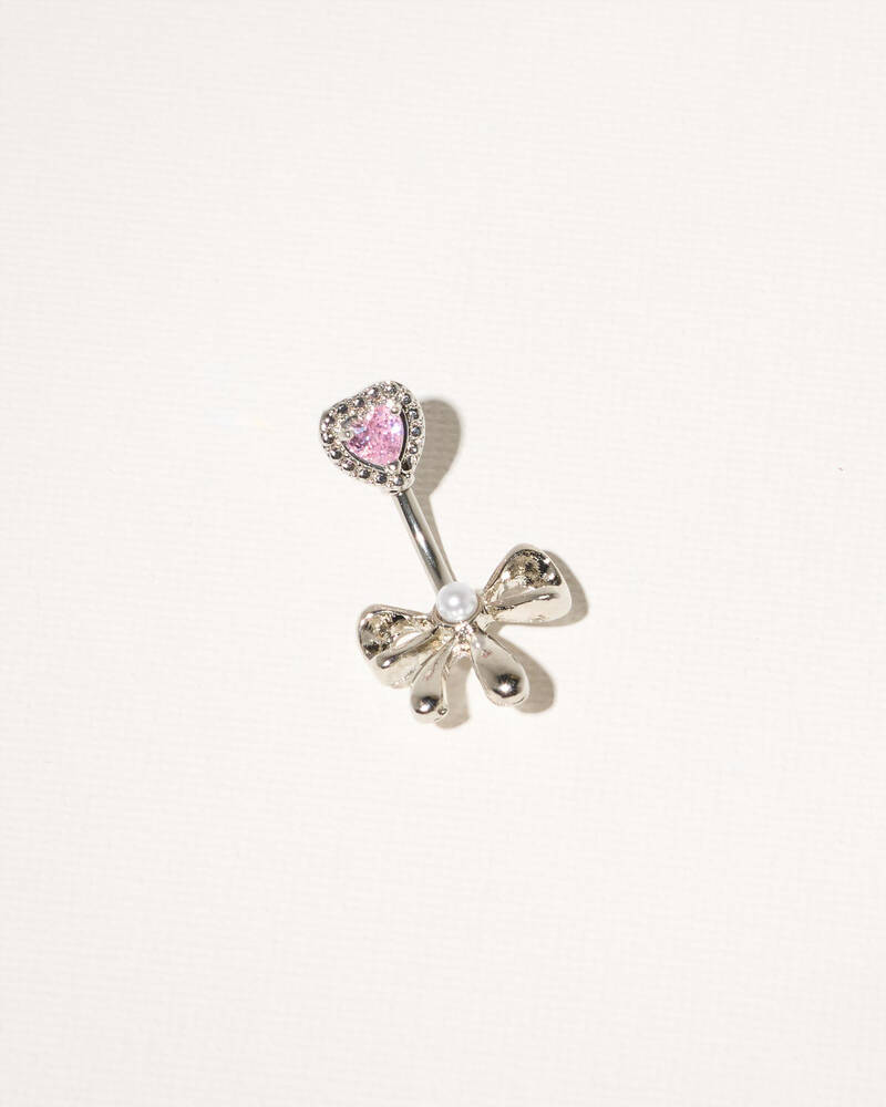 Karyn In LA Claire Bow Belly Ring Pack for Womens