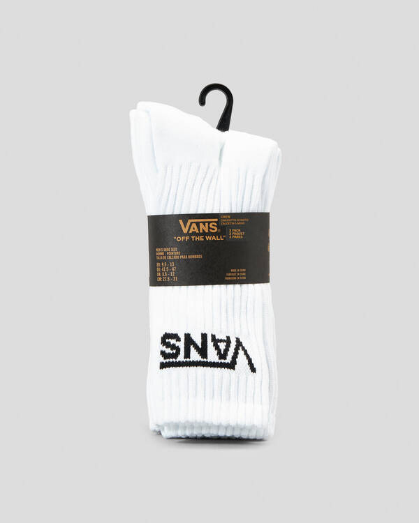 Vans Classic Crew Socks 3 Pack for Mens