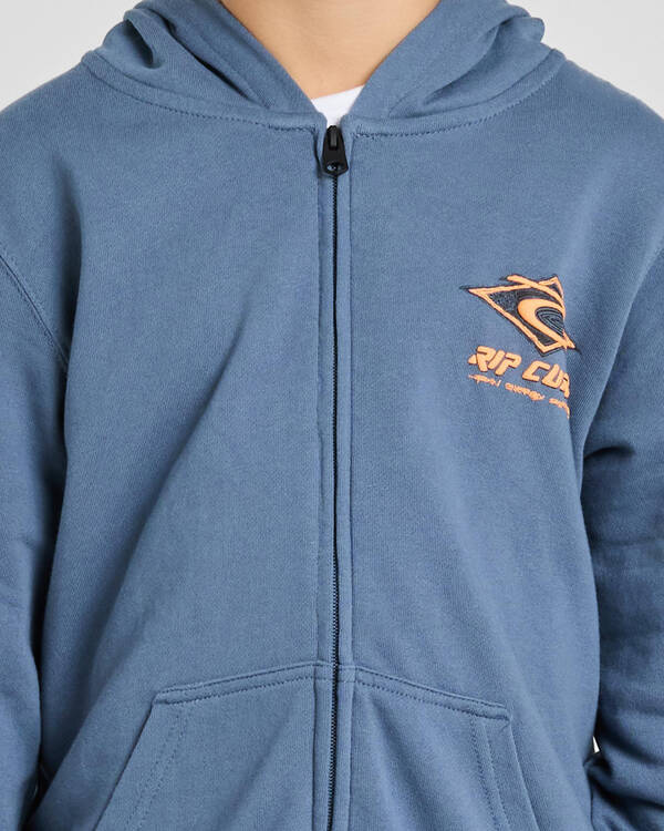 Rip Curl Boys' Raw Energy Zip Thru Hoodie for Mens