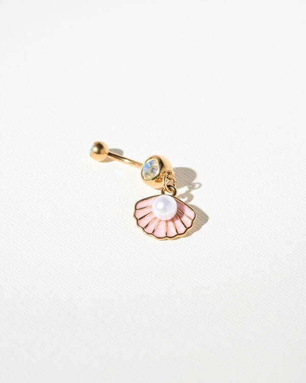 Karyn In LA Charlotte Shell Belly Ring Pack for Womens