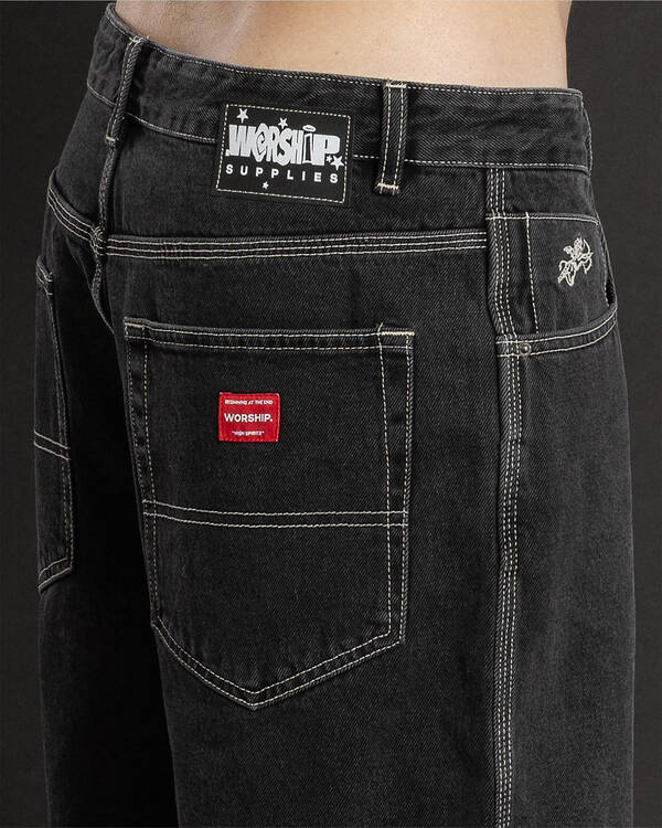 Worship Supplies Chico Big Dawg Jean Shorts for Mens