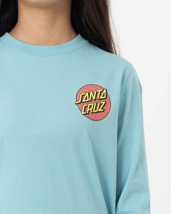 Santa Cruz Girls' Sprinkle Dot Long Sleeve T-Shirt for Womens