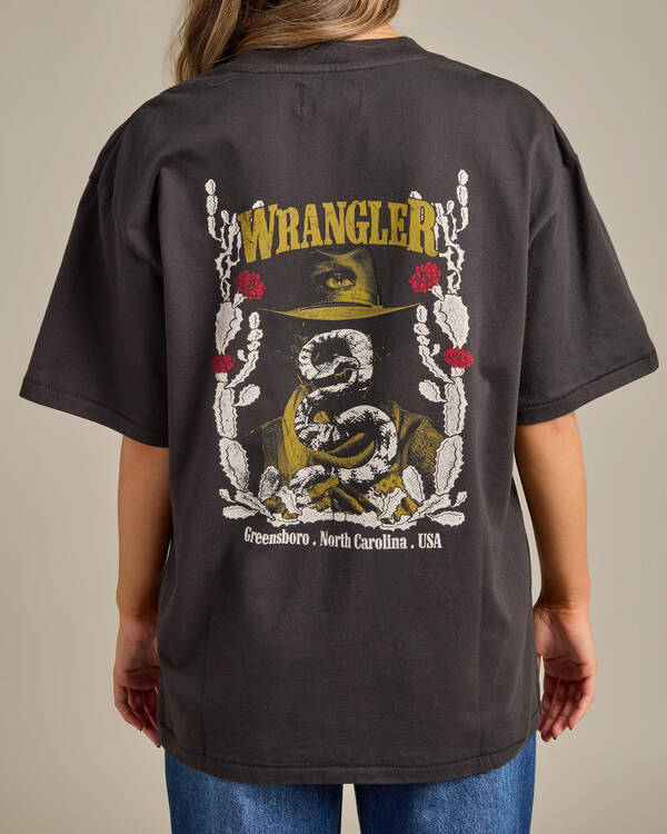 Wrangler Cactus Cowboy Slouch T-Shirt for Womens