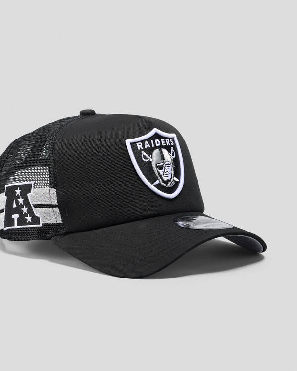 New Era Las Vegas Raiders 9Forty A-Frame Trucker Cap for Mens