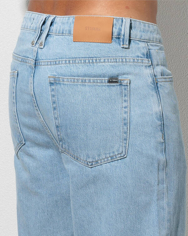 Thrills Slacker Relaxed Denim Jeans for Mens