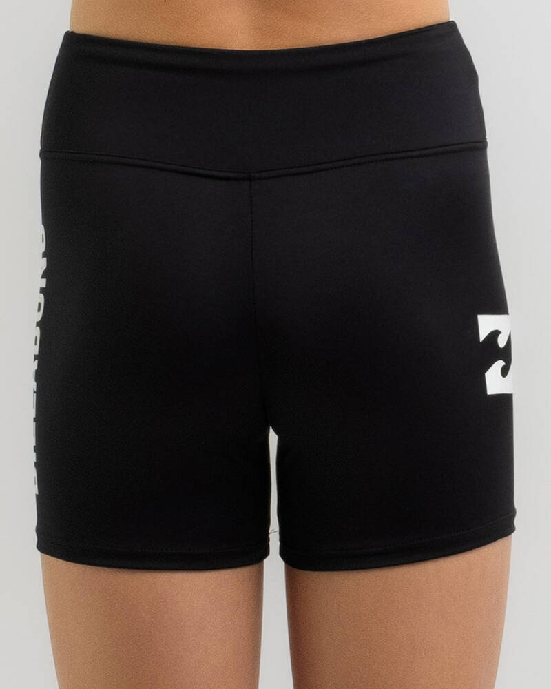 Billabong Girls' Heat Wave Surf Short Bikini Bottom for Womens
