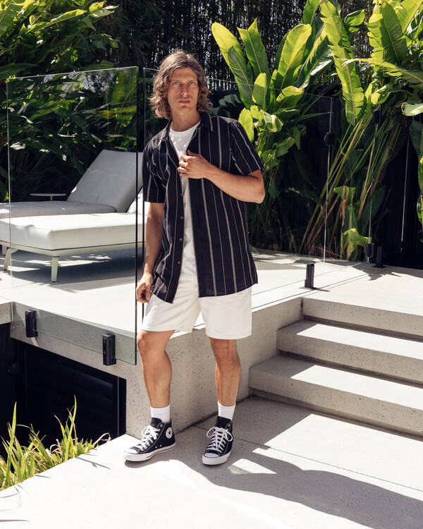 Lucid Inhabit Denim Walk Shorts for Mens