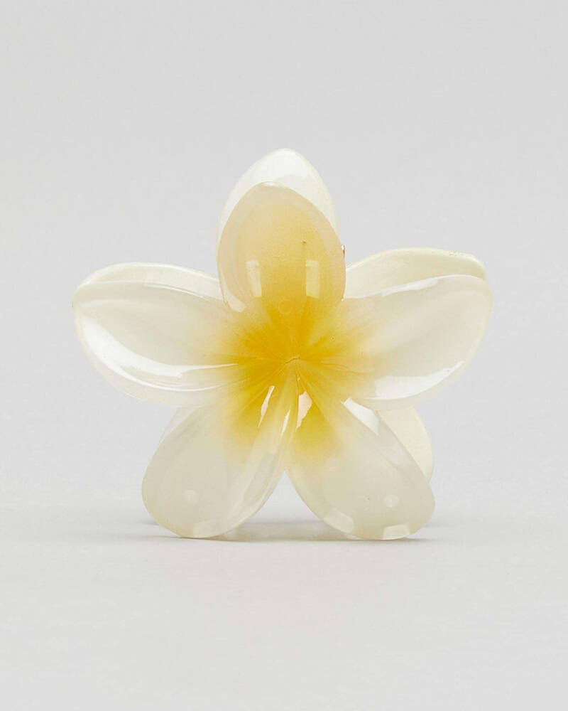 Karyn In LA Frangipani Hair Claw Clip for Womens