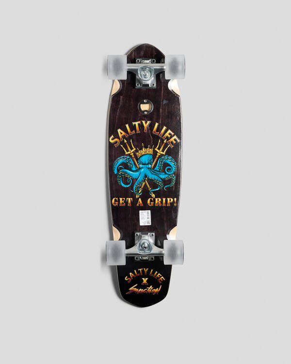 Sanction Get A Grip Cruiser Skateboard for Mens