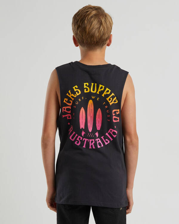 Jacks Boys' Gleam Muscle Tank for Mens