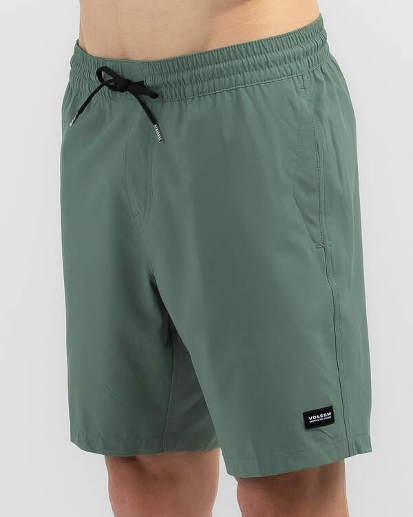 Volcom Stones Hybrid Elastic Waist Shorts for Mens