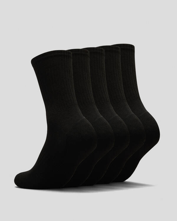 Rip Curl Boys' School Crew Socks 5 Pack for Mens