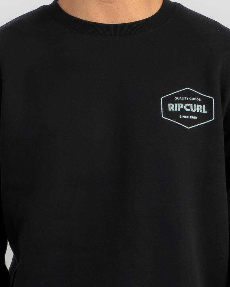 Rip Curl Stapler Crew Sweatshirt for Mens