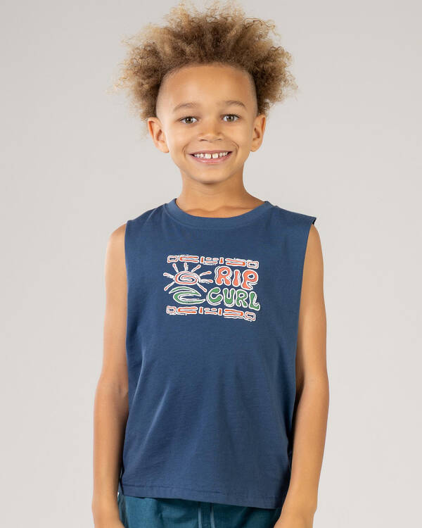 Rip Curl Toddlers' Cosmic Surfing Muscle Tank for Unisex