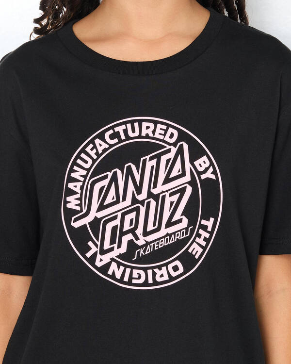 Santa Cruz Girls' MFG Dot Front T-Shirt for Womens