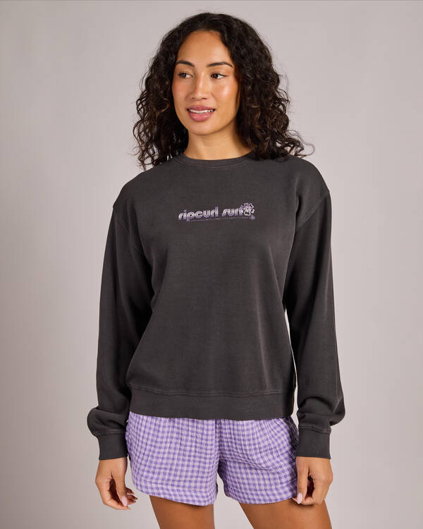 Rip Curl Neon Isles Crewneck Sweatshirt for Womens