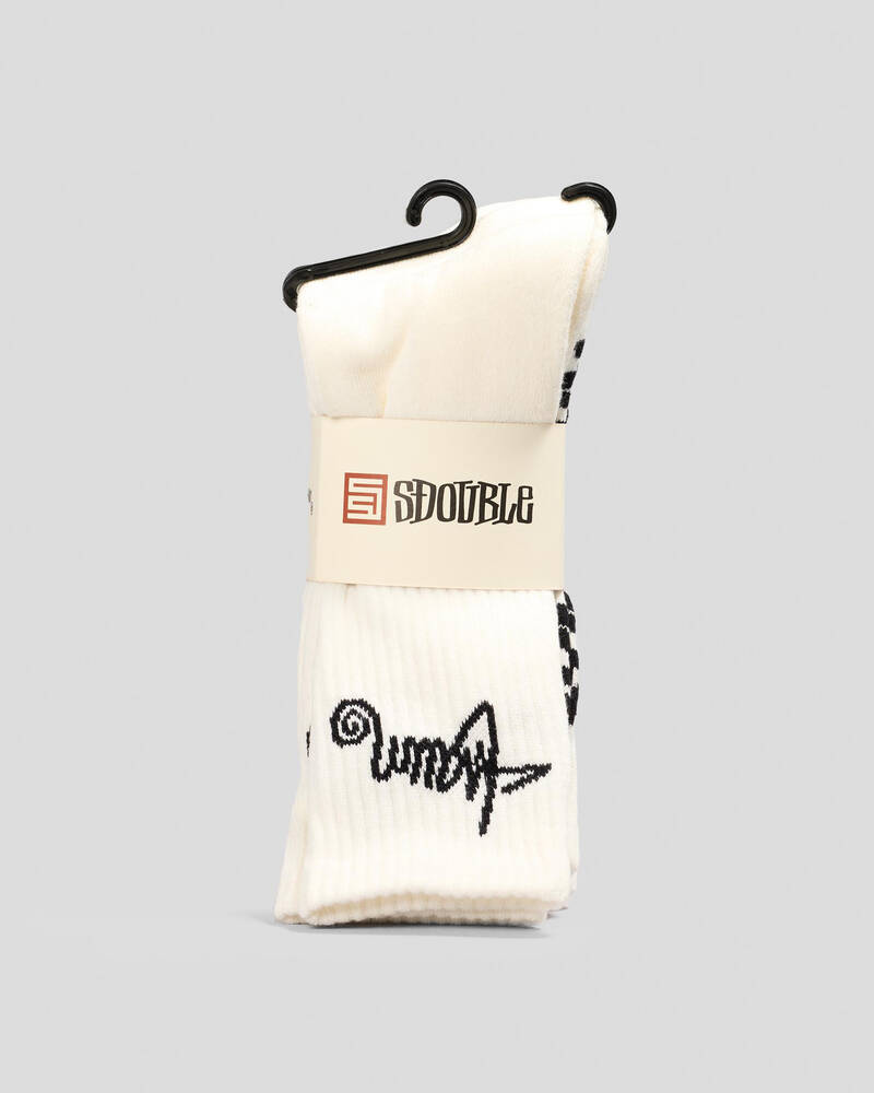 S-Double Standard Shawn Socks 3 Pack for Mens