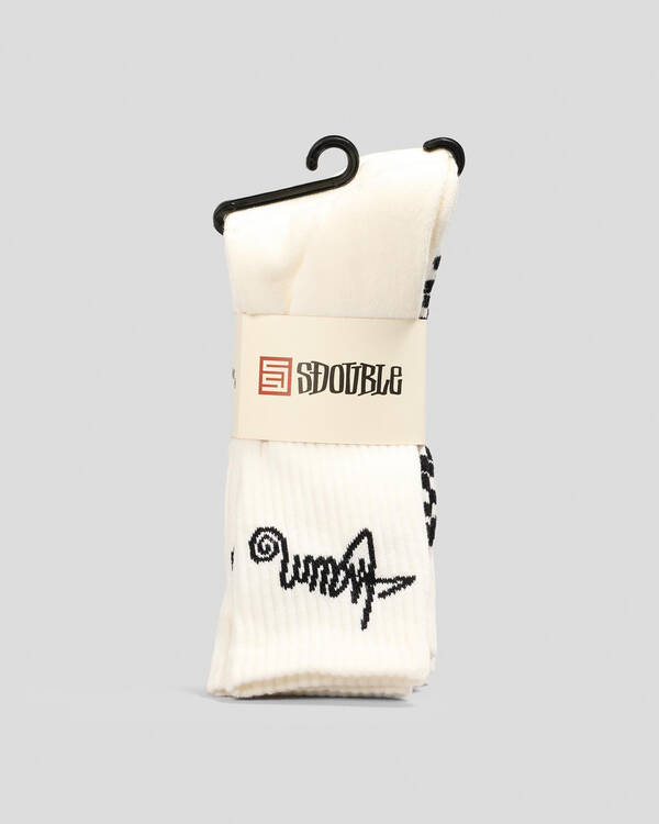 S-Double Standard Shawn Socks 3 Pack for Mens