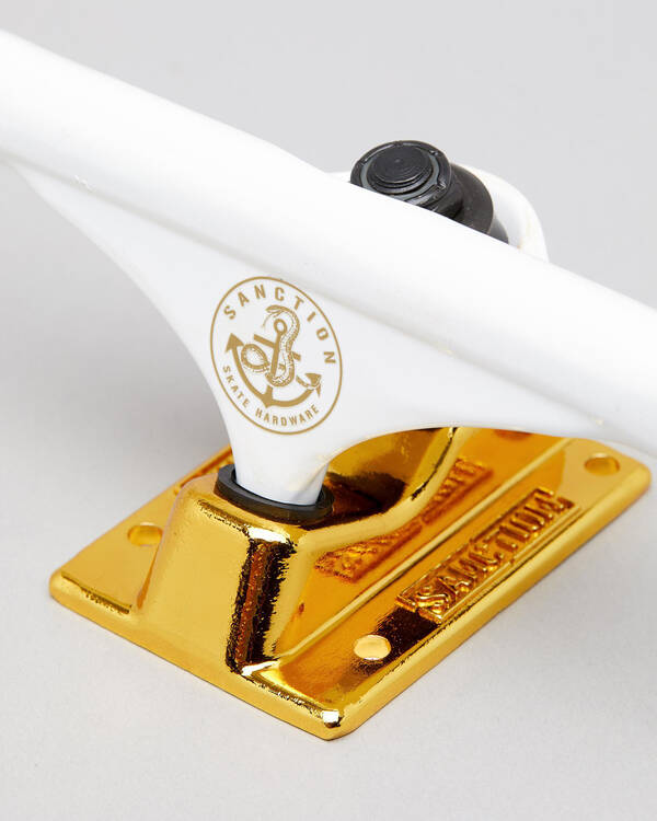 Sanction White/ Gold Truck for Unisex