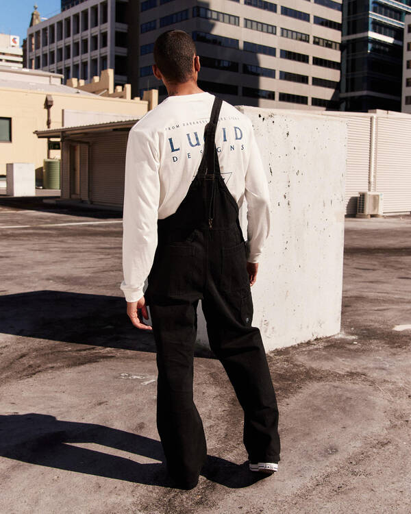 Lucid Dynamo Denim Overalls for Mens