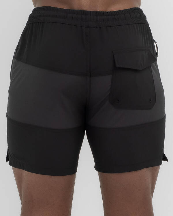 Sparta Panelled Elastic Waist Shorts for Mens