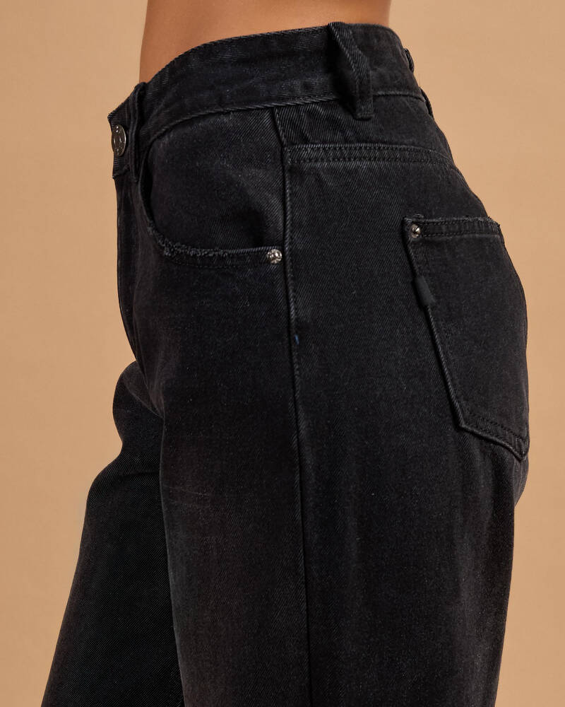 DESU Stones Straight Leg Jeans for Womens