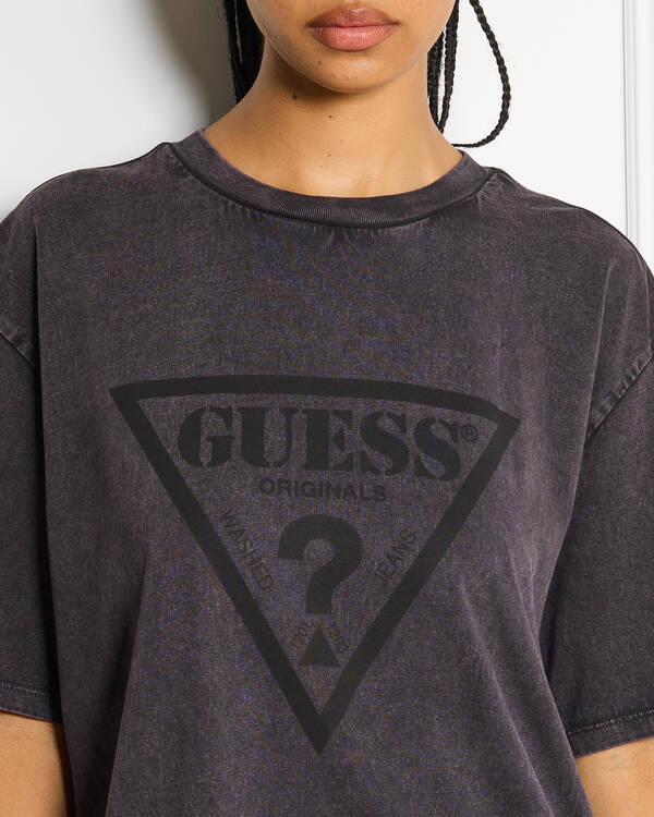GUESS Vintage Triangle T-Shirt for Womens