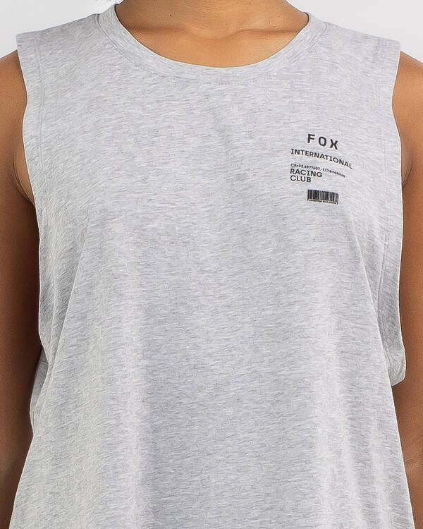 Fox Numerical Biker Tank for Womens